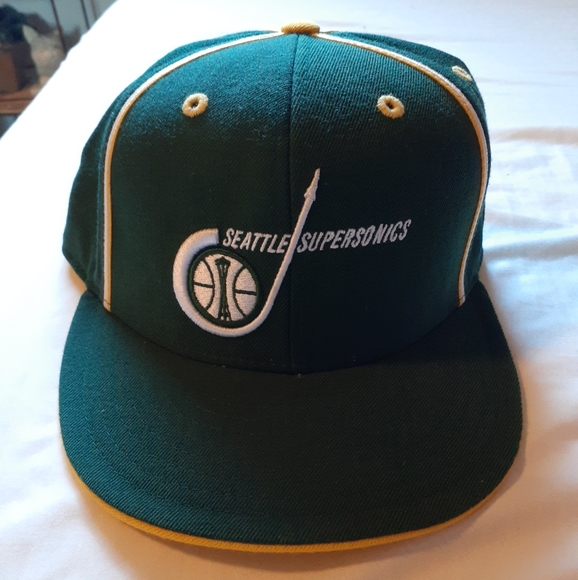 Seattle Supersonics Reebok Pro Fit Hat NWOT VNTG - Picture 1 of 6